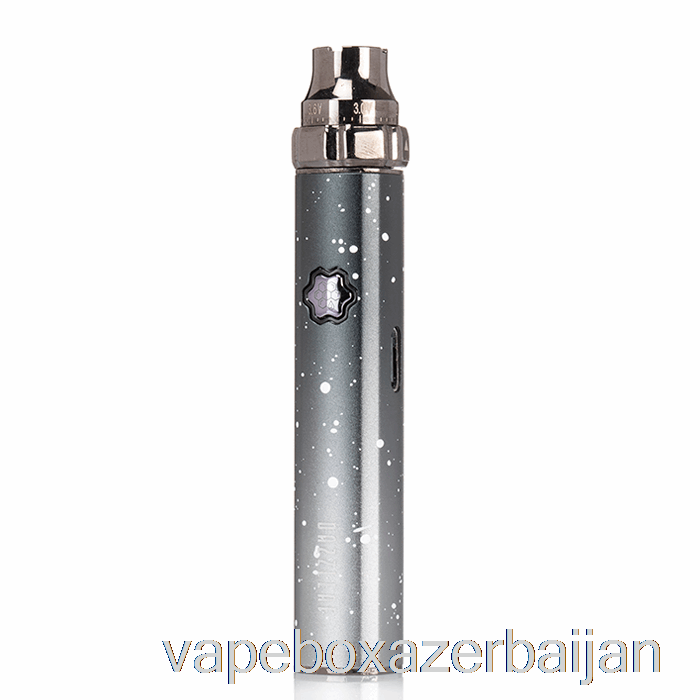 E-Juice Vape DAZZLEAF SQUARii Top Twist 510 Battery Black Splatter
